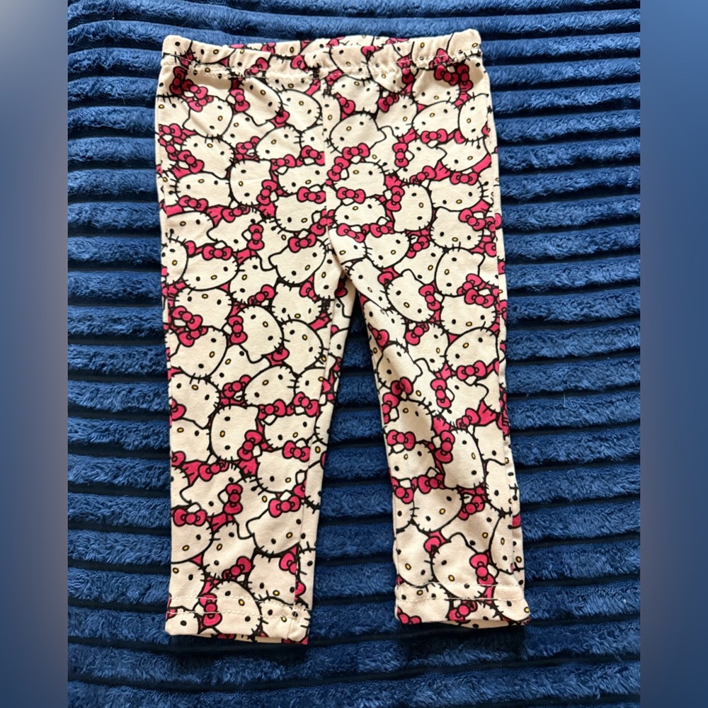 Hello Kitty Kids Leggings - Pink and White